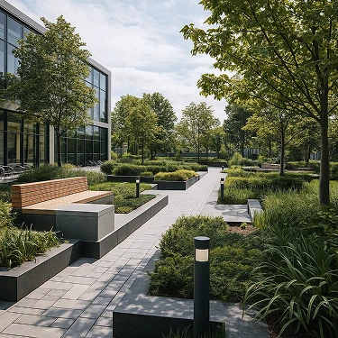 Ландшафт 
 и озеленение