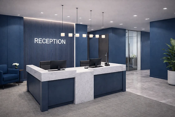 Зона приёма,
 консьерж, кол-центр